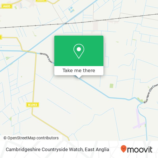 Cambridgeshire Countryside Watch map