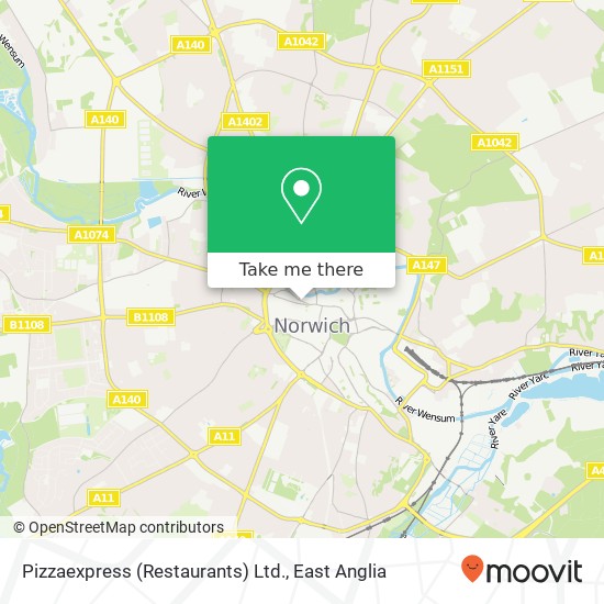 Pizzaexpress (Restaurants) Ltd. map