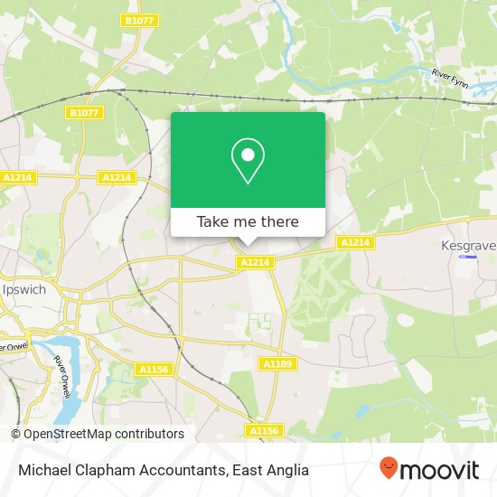 Michael Clapham Accountants map