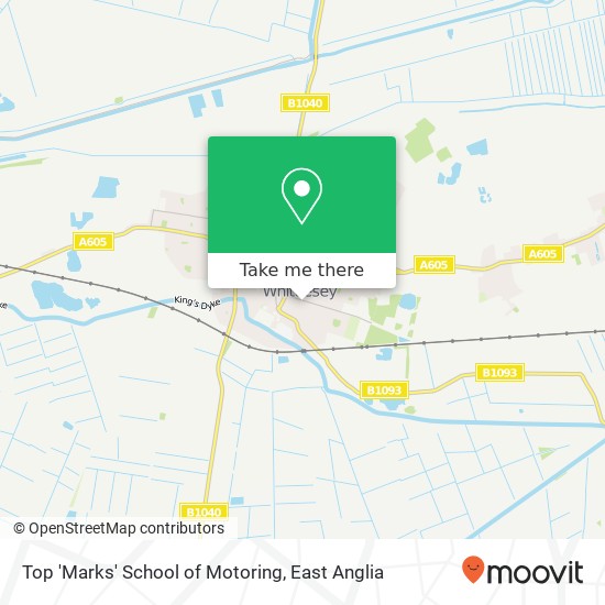 Top 'Marks' School of Motoring map