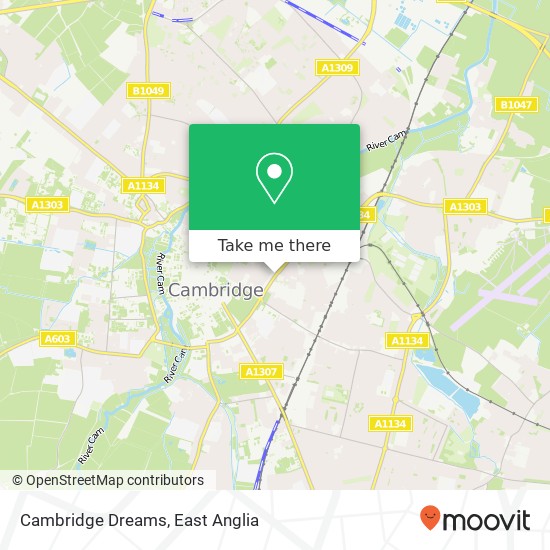 Cambridge Dreams map