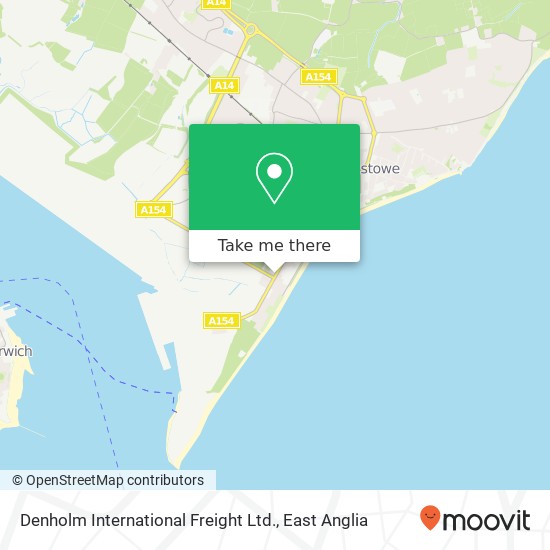 Denholm International Freight Ltd. map