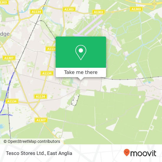Tesco Stores Ltd. map