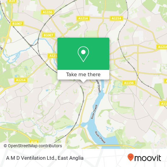 A M D Ventilation Ltd. map