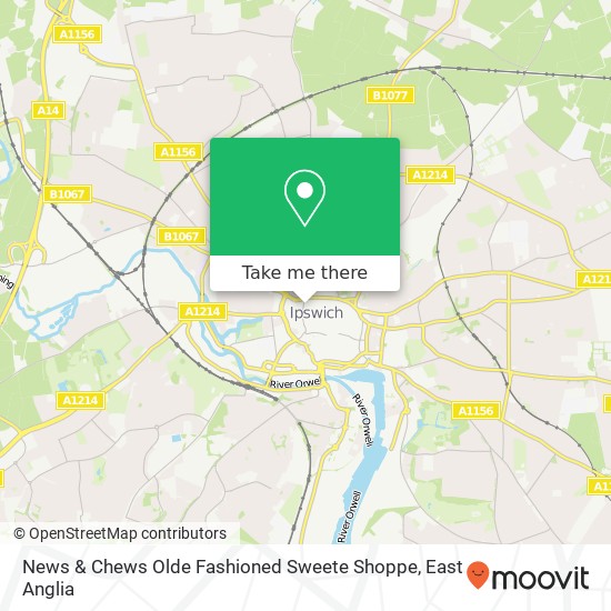 News & Chews Olde Fashioned Sweete Shoppe map