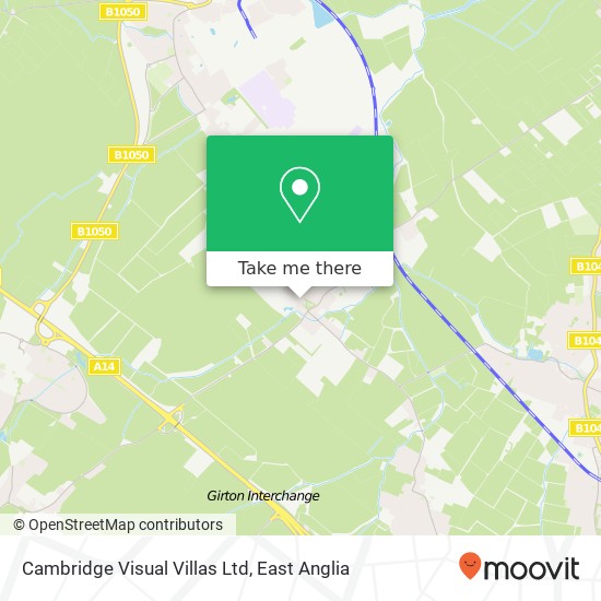 Cambridge Visual Villas Ltd map