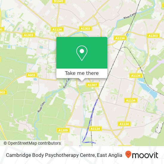 Cambridge Body Psychotherapy Centre map