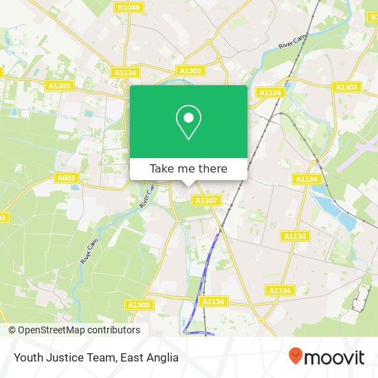 Youth Justice Team map