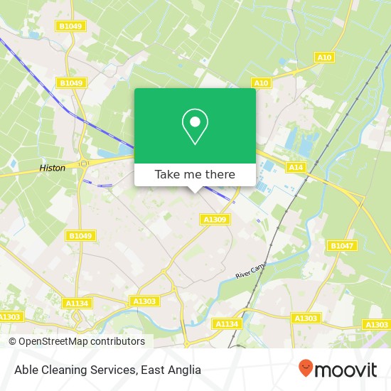 Able Cleaning Services map