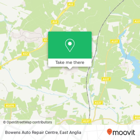Bowens Auto Repair Centre map