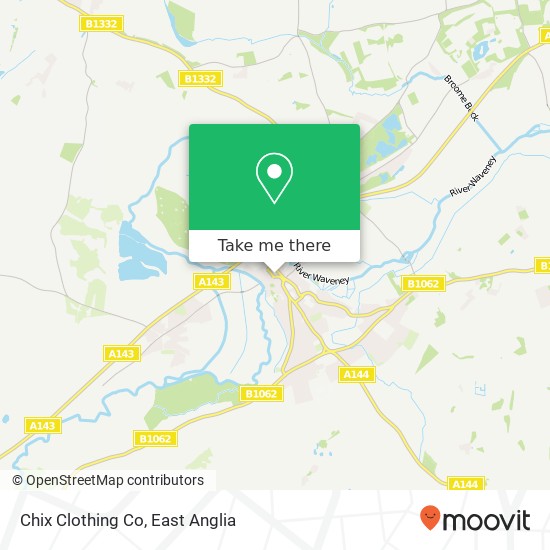Chix Clothing Co map
