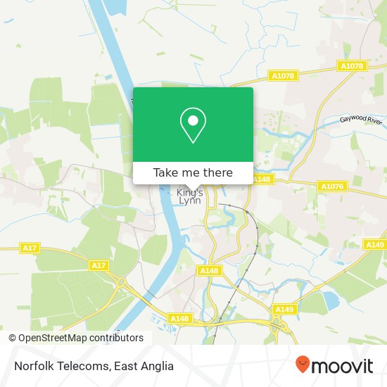 Norfolk Telecoms map