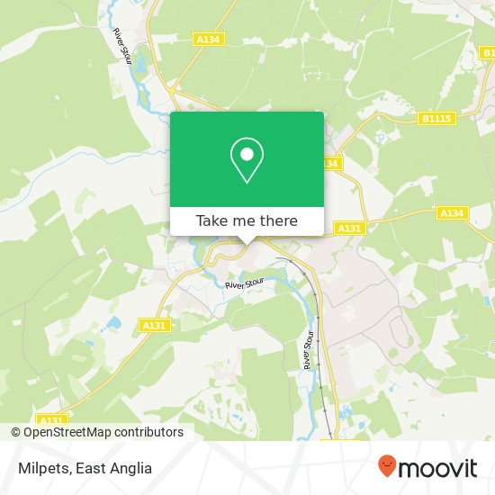 Milpets map