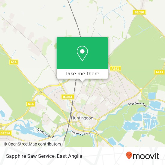 Sapphire Saw Service map