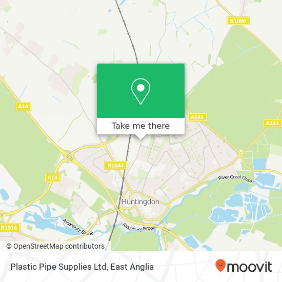 Plastic Pipe Supplies Ltd map