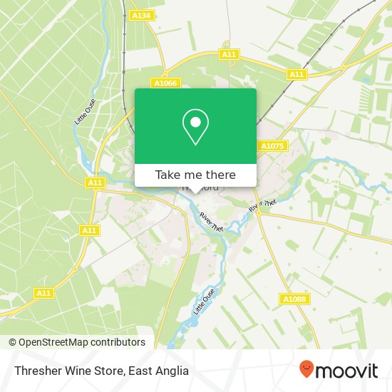 Thresher Wine Store map
