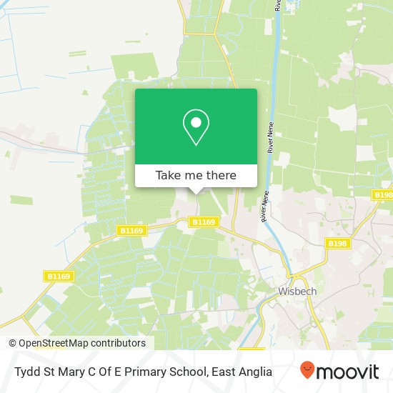 Tydd St Mary C Of E Primary School map