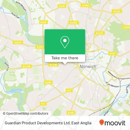 Guardian Product Developments Ltd map