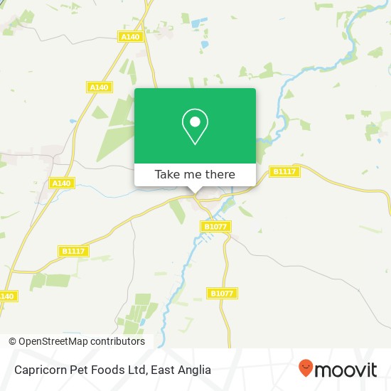 Capricorn Pet Foods Ltd map