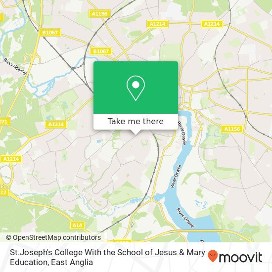 St.Joseph's College With the School of Jesus & Mary Education map