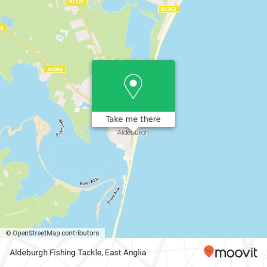 Aldeburgh Fishing Tackle map