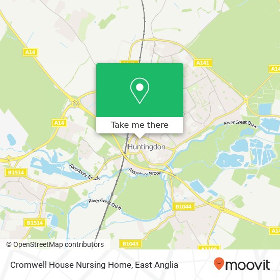 Cromwell House Nursing Home map