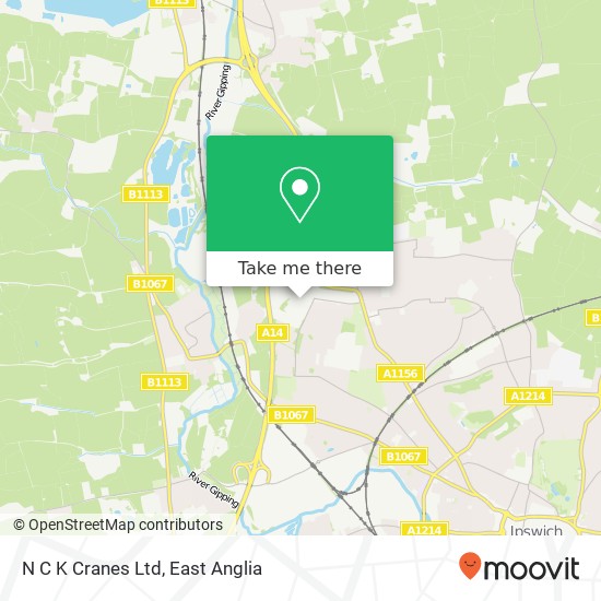 N C K Cranes Ltd map