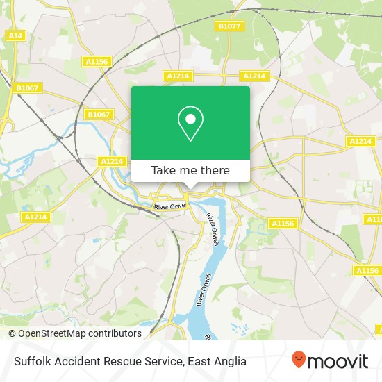 Suffolk Accident Rescue Service map