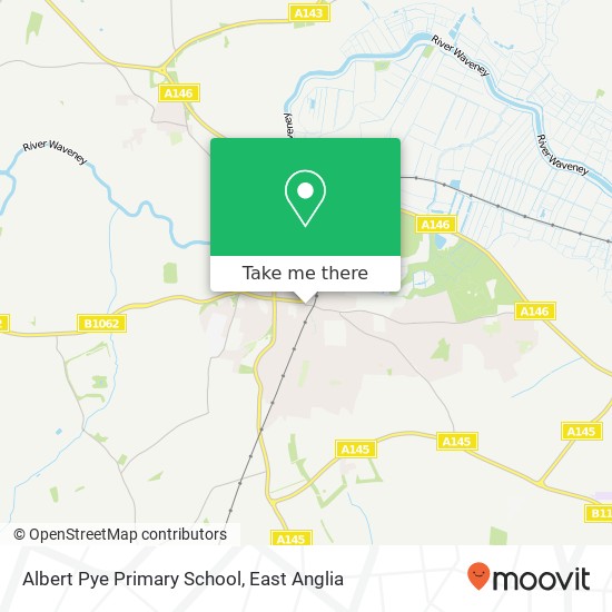 Albert Pye Primary School map