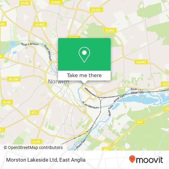 Morston Lakeside Ltd map