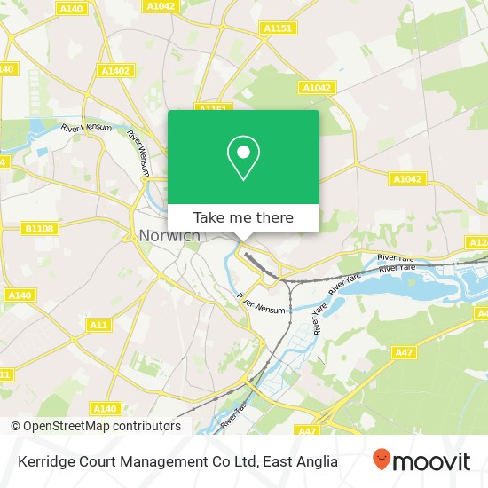 Kerridge Court Management Co Ltd map