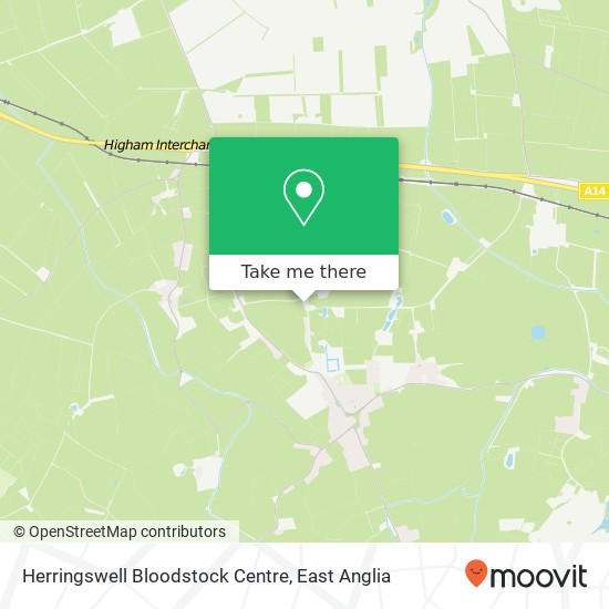 Herringswell Bloodstock Centre map