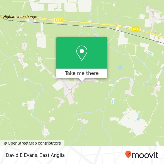 David E Evans map