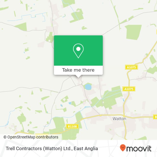 Trell Contractors (Watton) Ltd. map