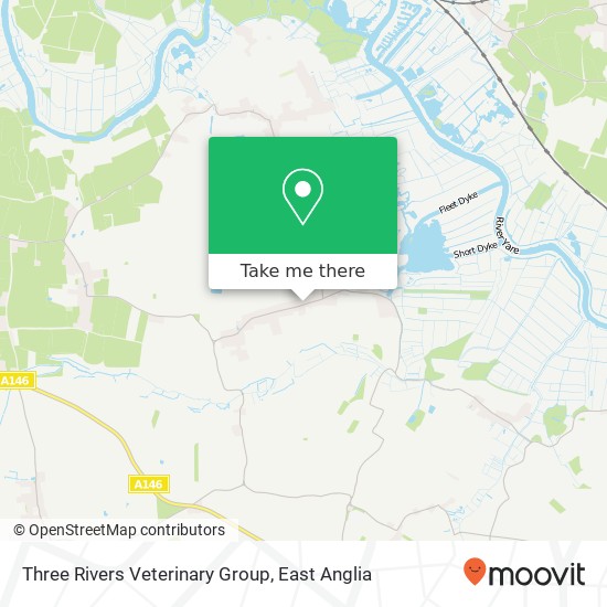 Three Rivers Veterinary Group map