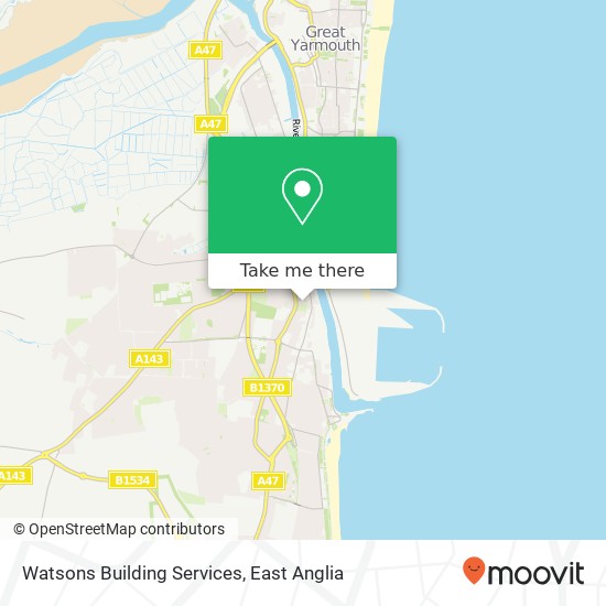 Watsons Building Services map