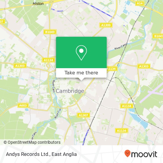 Andys Records Ltd. map