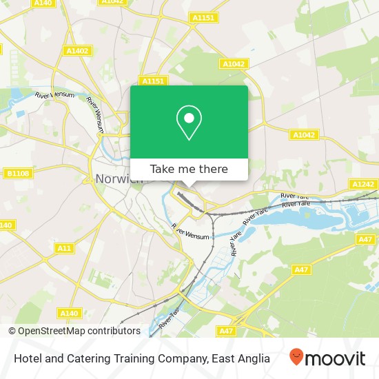 Hotel and Catering Training Company map