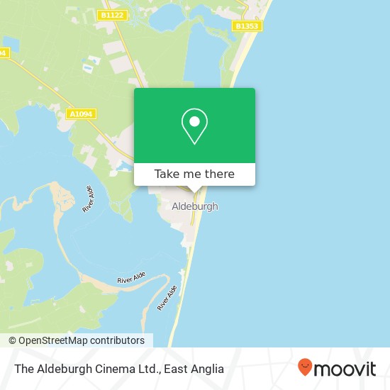 The Aldeburgh Cinema Ltd. map