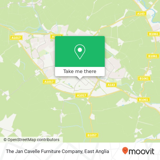 The Jan Cavelle Furniture Company map