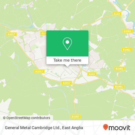 General Metal Cambridge Ltd. map