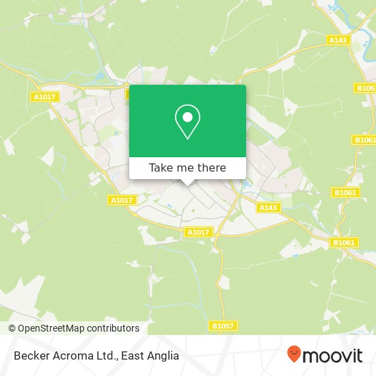 Becker Acroma Ltd. map