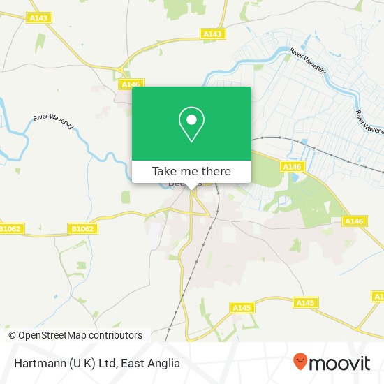 Hartmann (U K) Ltd map