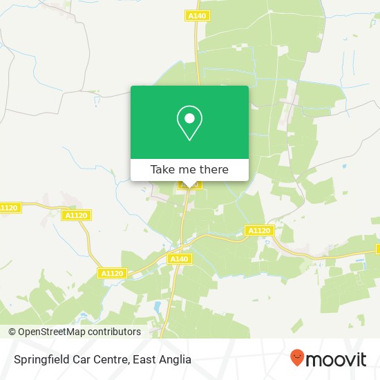 Springfield Car Centre map