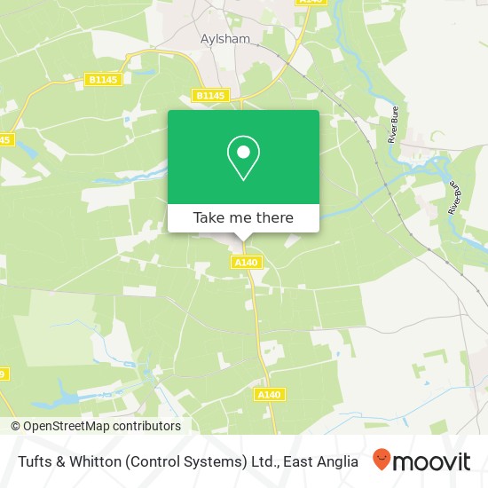 Tufts & Whitton (Control Systems) Ltd. map