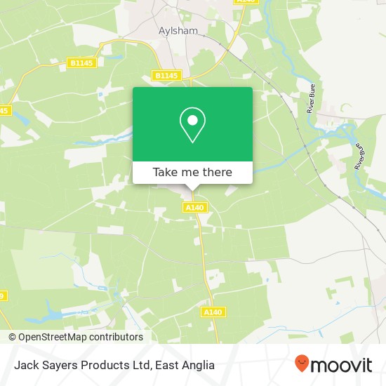 Jack Sayers Products Ltd map