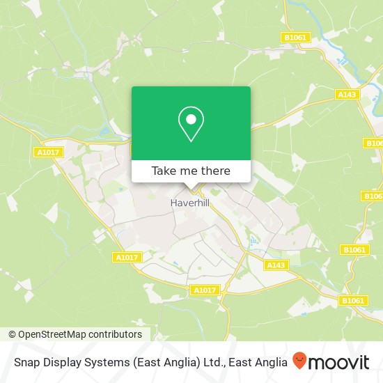 Snap Display Systems (East Anglia) Ltd. map