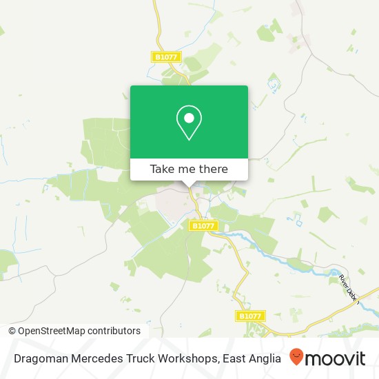 Dragoman Mercedes Truck Workshops map