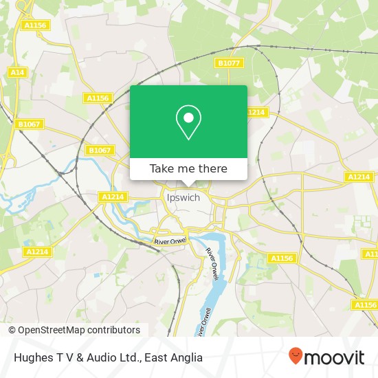 Hughes T V & Audio Ltd. map