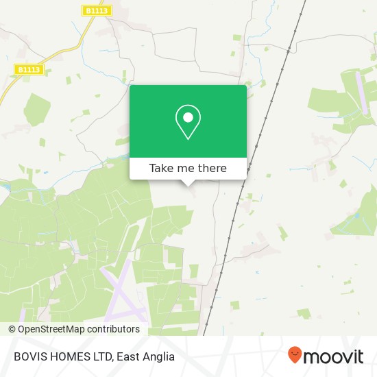 BOVIS HOMES LTD map